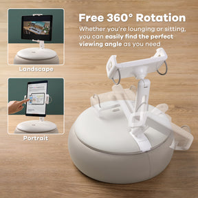 Tablet Pillow Stand, Pillow Soft Pad For Lap - Tablet Holder Dock For Bed For IPad Pro 9.7, 10.5