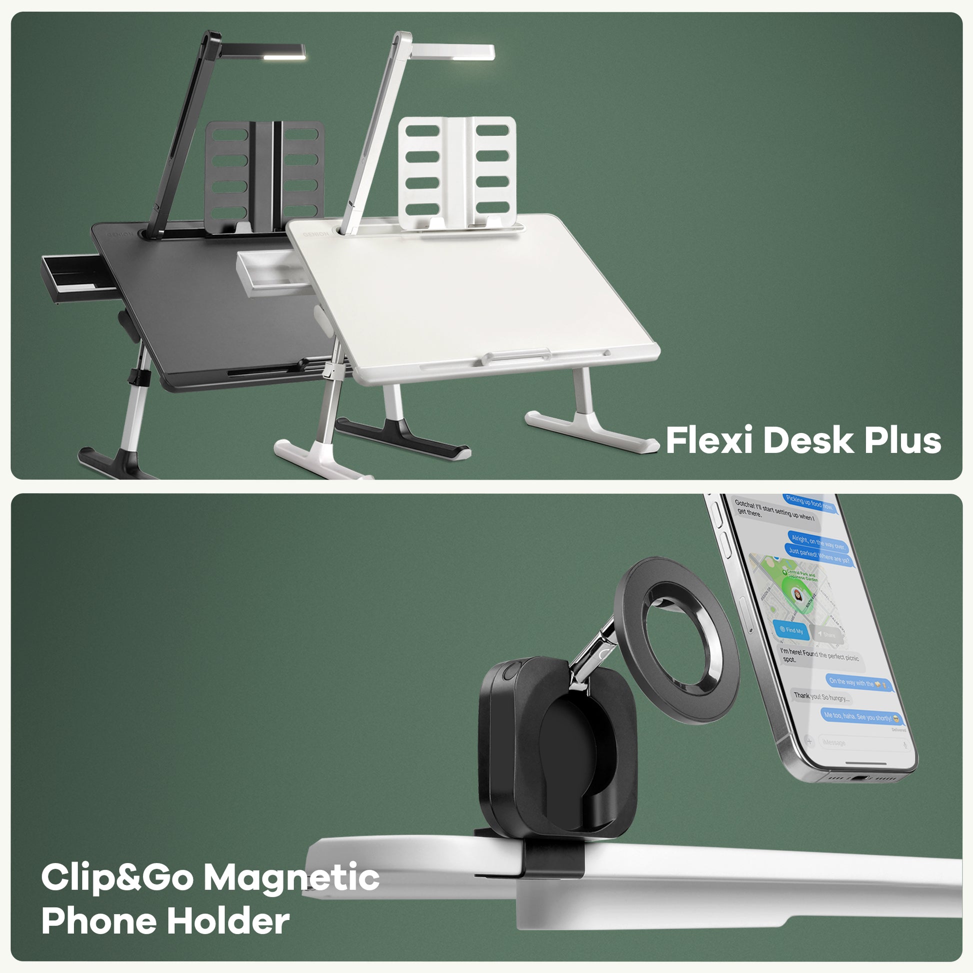 Desk + Phone Kit (Cream White)