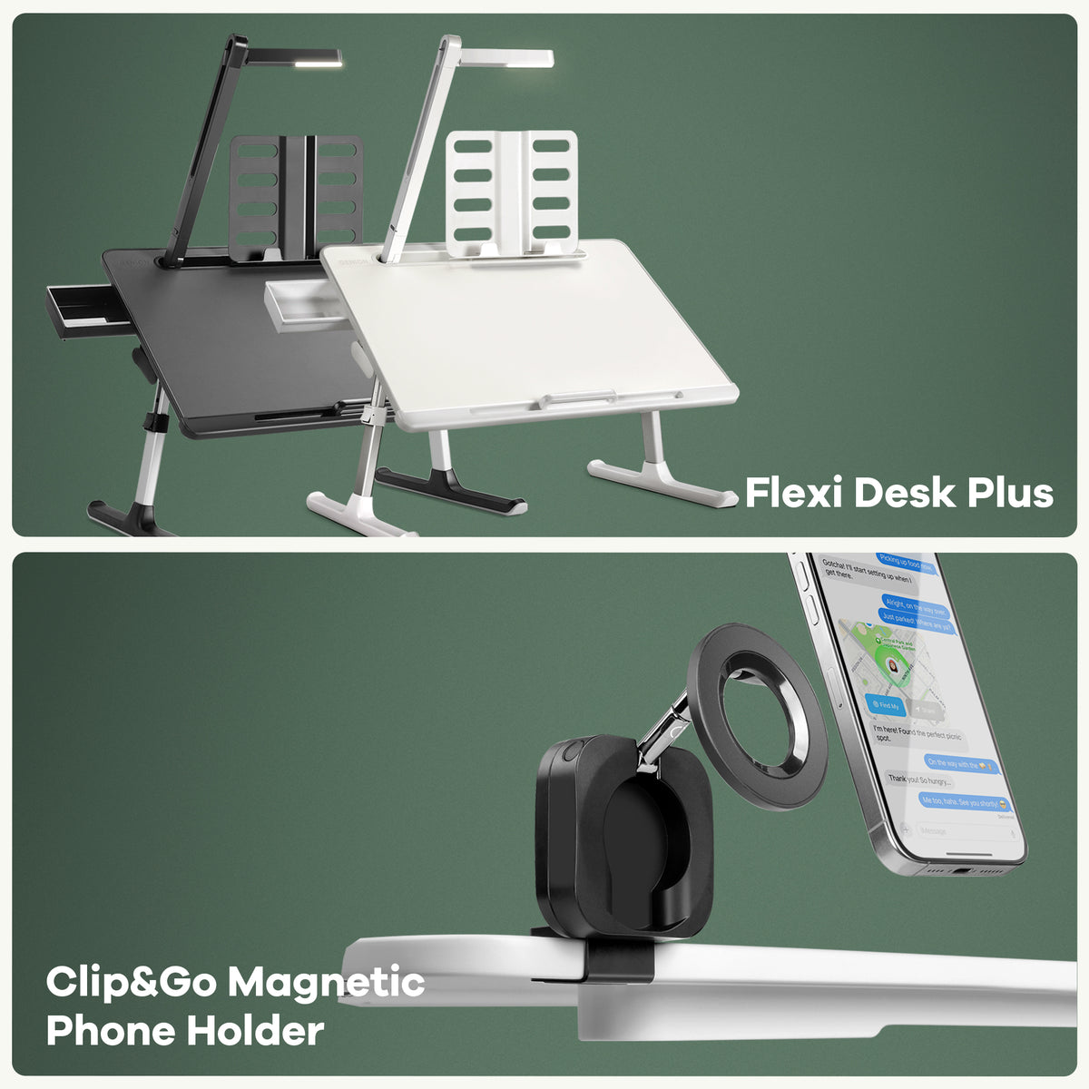 Desk + Phone Kit (Cream White)